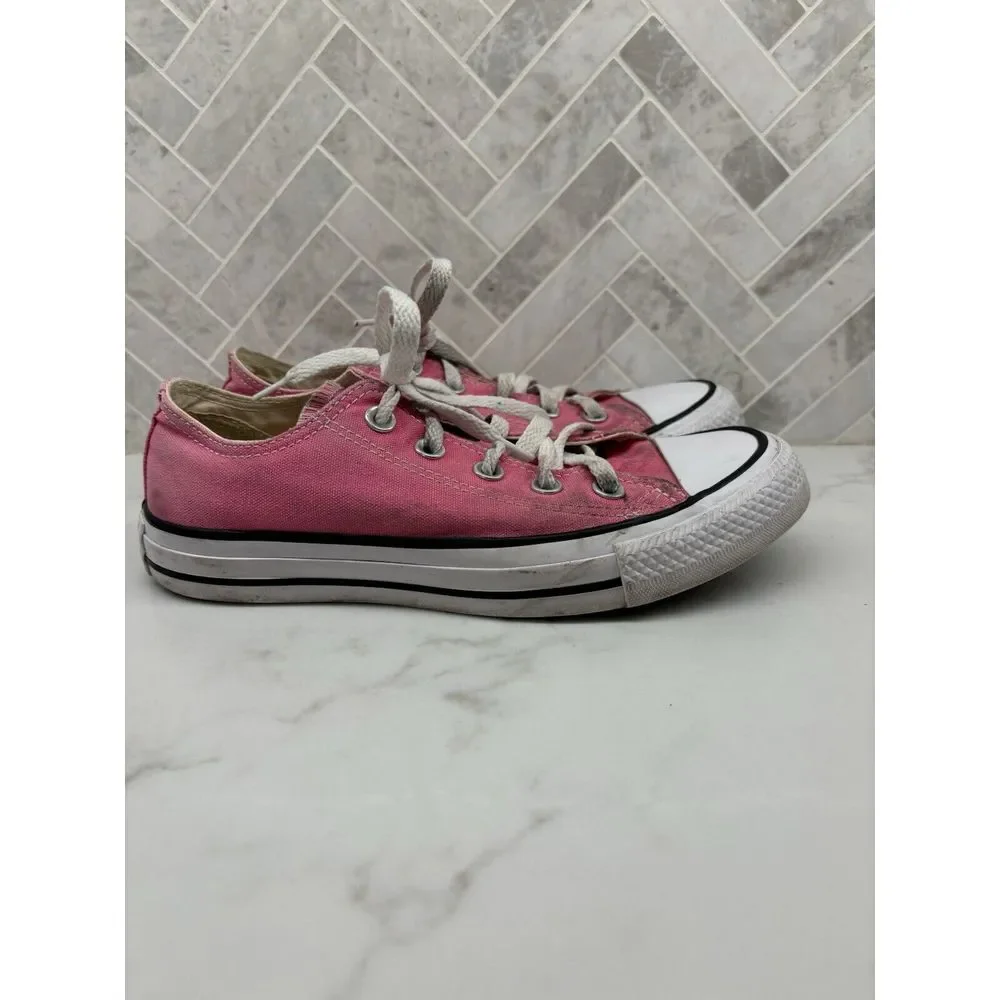 Converse Chuck Taylor All Star OX‎ Low Top Solid Bubblegum Pink Womens Size 6